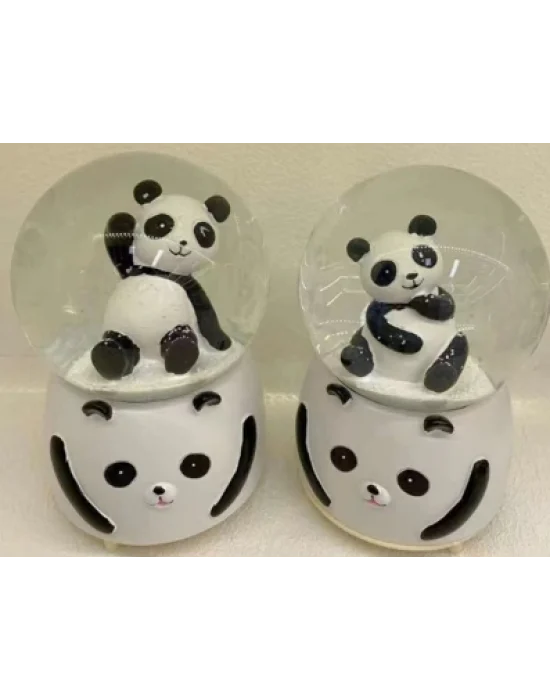Siyah-beyaz Panda Kar Küresi Büyük Boy