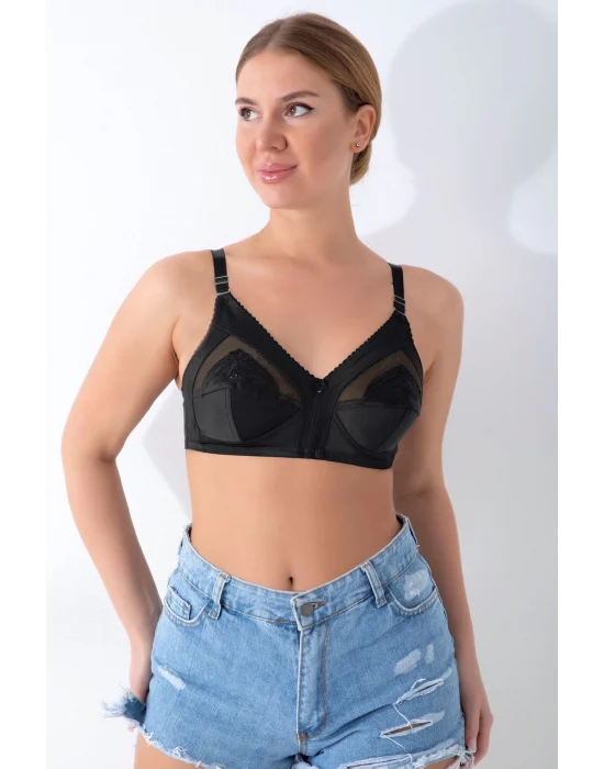 Siyah  Toparlayıcı Sütyen - 502