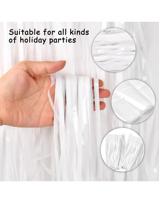 Soft Beyaz Renk Duvar Ve Kapı Perdesi İthal 100x200 Cm