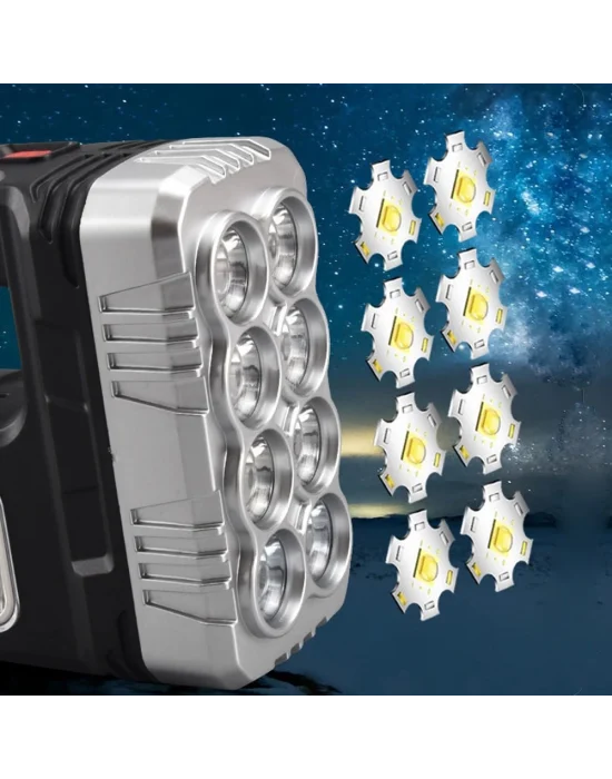 Solar Panelli Ledli Fener  Wt-614