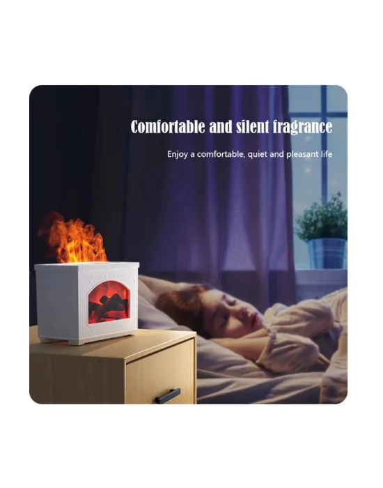 Şömine Hava Nemlendirici Aromatik Oda Kokusu 270 Ml Difüzörü Buhar Makinası