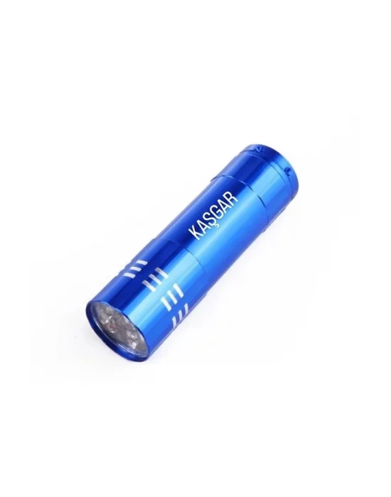 Süper Parlak 9 Ledli Metal Mini El Feneri