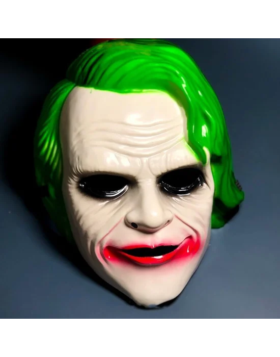 The Dark Knight Joker Maskesi Yeşil