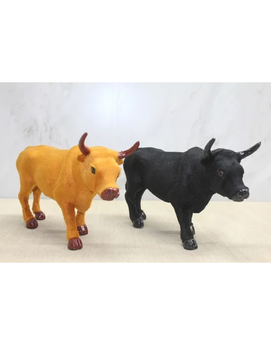 Tüylü Boğa Figürü Alk3059