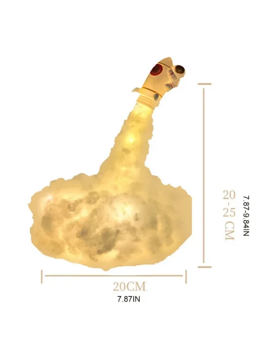 Uçan Astronot Tasarımlı Gece Lambası