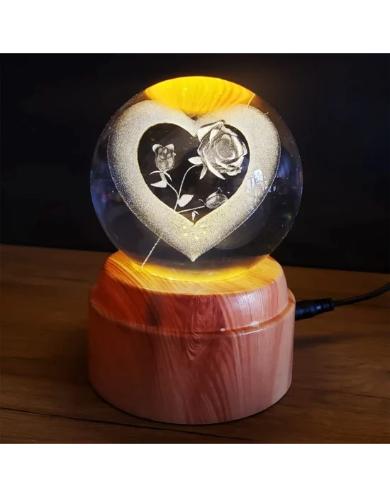 Usb&039li Dönen Cam Küre