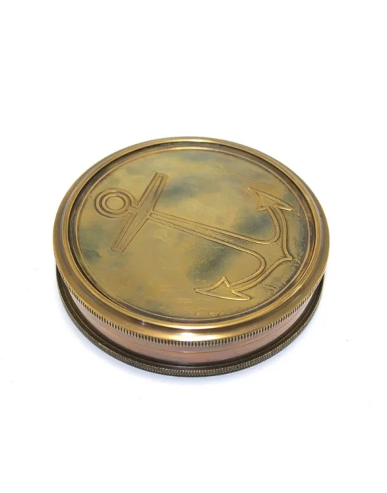 Üzeri Çapa İşlemeli Pirinç Kullanışlı Pusula 7221a