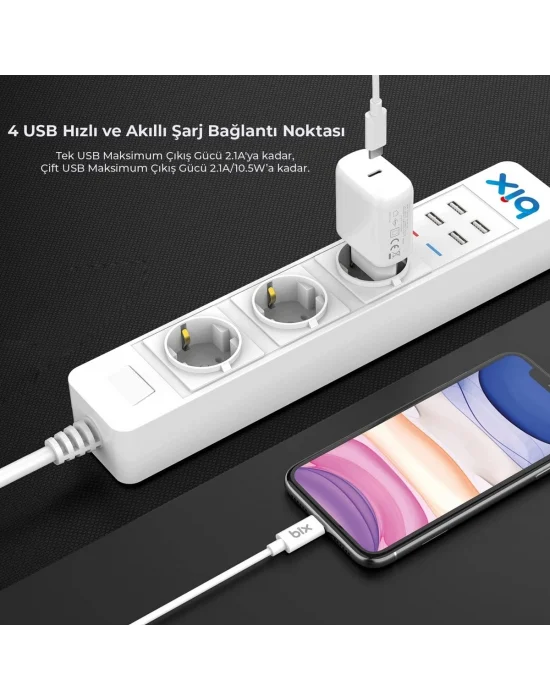 Vtn Bp-01 Wifi Yüksek Akım Korumalı Hızlı Şarj Özellikli Akıllı Priz