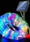10m 100 Led Solar Led Işık Rgb