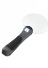2 Led Işıklı 2.5x90mm Okuma Büyüteç