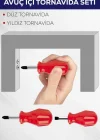 2li Avuç Içi Tornavida Seti Düz Yıldız