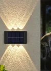 2li Solar Duvar Aydınlatması 6 Ledli Gün Işığı