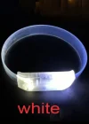 3 Modlu Pilli Led Işıklı Esnek Parti Bilekliği Beyaz