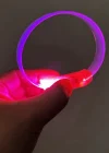 3 Modlu Pilli Led Işıklı Esnek Parti Bilekliği Pembe