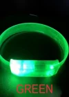 3 Modlu Pilli Led Işıklı Esnek Parti Bilekliği Yeşil