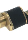 6x24  Baıgısh, Askeri Tarzi Pirinç Ve Deri Kaplamalı, Deri Çantalı Monocular Dürbün Sarı