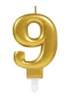 9 Rakam Mum Gold Renk