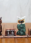 Ahşap Baykuş Takvim Polos-14