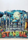Ahşap İstanbul Temalı Magnet Alk4597