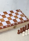 Ahşap Kutulu Satranç Ve Tavla Seti Alk4024