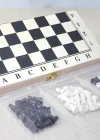 Ahşap Kutulu Satranç Ve Tavla Seti Alk4026