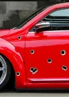 Araba Çıkartmaları 3d Kurşun Delik Sticker