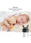 Bebek Kamerası Kumandalı Monitörlü Karşılıklı Konuşma Özellikli , Hatırlatıcılı Ip Bebek Kamerası