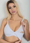 Beyaz Emzirme Sütyeni - 505