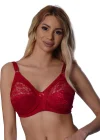 Bordo Dantelli Toparlayıcı Sütyen - 503