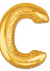 C Harf Folyo Balon Altın Renk  40 İnç