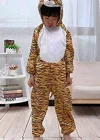 Çocuk Kaplan Kostumu - Aslan Kostümü 4-5 Yaş 100 Cm