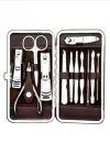 Deri Çantalı 12li Manikür Seti