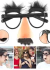 Eğlenceli Kılık Değiştirme Kaş Bıyık Mizah Gözlüğü 9x13 Cm