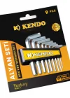Kendo Allen Anahtar Seti Alyan Anahtar 9 Parça