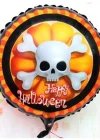 Halloween İskelet Kuru Kafa Folyo Balon 18 İnç