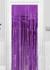 Işıltılı Duvar Ve Kapı Perdesi Mor Renk 90x200 Cm