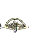İstanbul Temalı Metal Magnet Alk3333