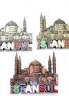 İstanbul Temalı Metal Magnet Alk3342