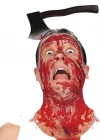 Kafaya Saplanmış Halloween Kanlı Balta Şaka Tacı