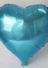 Kalp Balon Folyo Açık Mavi 45 Cm 18 İnç