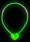 Karanlıkta Yanan Glow Kalp Şekilli Kolye 6 Renk 6 Adet