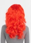 Kırmızı Renk Uzun Dalgalı Parti Peruğu