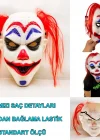 Kızıl Saçlı Joker Palyaço Maskesi