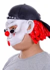 Lateks Şapkalı Gözlüklü Beyaz Maske