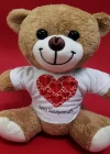 Love Tişörtlü Peluş Ayıcık