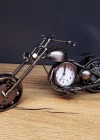 Masaüstü Dekoratif Metal Motor Saat