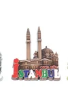 Metal İstanbul Temalı  Yöresel Magnet 2alk80