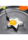 Metalik Yıldız Şeklinde Metal Omlet Yumurta Ve Krep Kalıpları