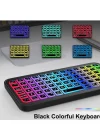 Mini Klavye Smarttv Işıklı Bluetooth Kablosuz Televizyon Ps3 Dizüstü Tabletler Ve Telefonlar İçin