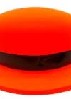 Neon Partisi Turuncu Renk Melon Plastik Parti Şapkası